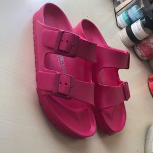 Pink Plastic Birkenstock’s